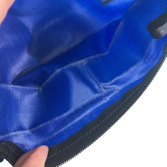 Vintage LL Bean Blue Nylon Fanny Pack Bum Bag Adjustable Strap Zippered Pocket - Picture 6 of 8